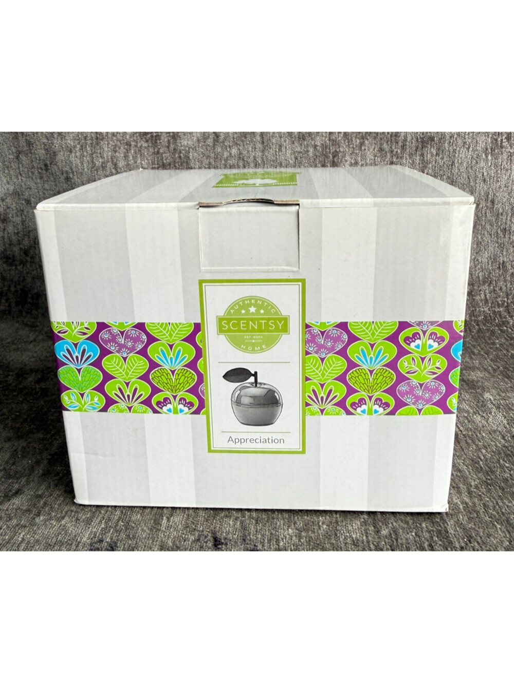 Scentsy Appreciation Red Apple Wax Warmer Teacher Gift Retired NIB